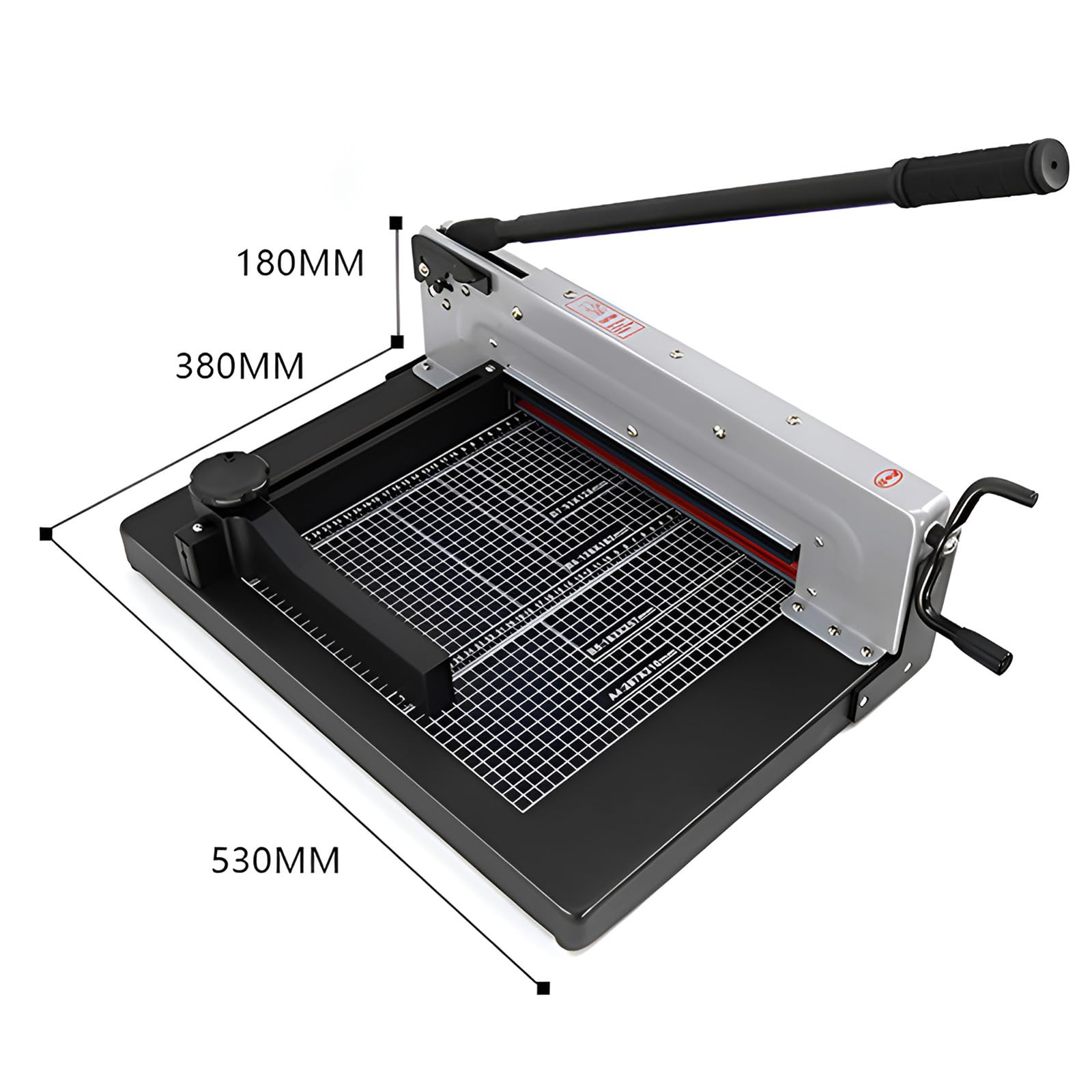 Cortador de papel resistente, capacidad de 400 hojas, guillotina manual para papel, cuero, tela y embalaje, tamaño A3/A4 para oficina, imprenta, biblioteca