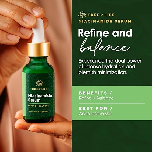 Miniatura 2 de Tree of Life - Suero de niacinamida refinante vitamina B3 con ácido hialurónico hidratante refinar y equilibrar la piel  minimizar los poros cuidado