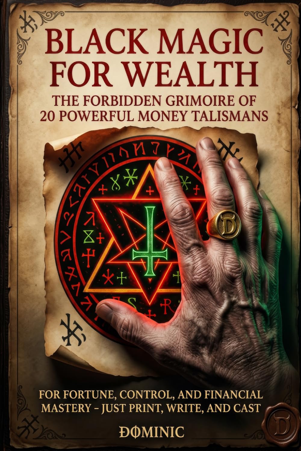 Black Magic for Wealth: 20 Powerful Money Talismans: For Fortune, Control, and Financial Mastery — Just Print, Write, and Cast