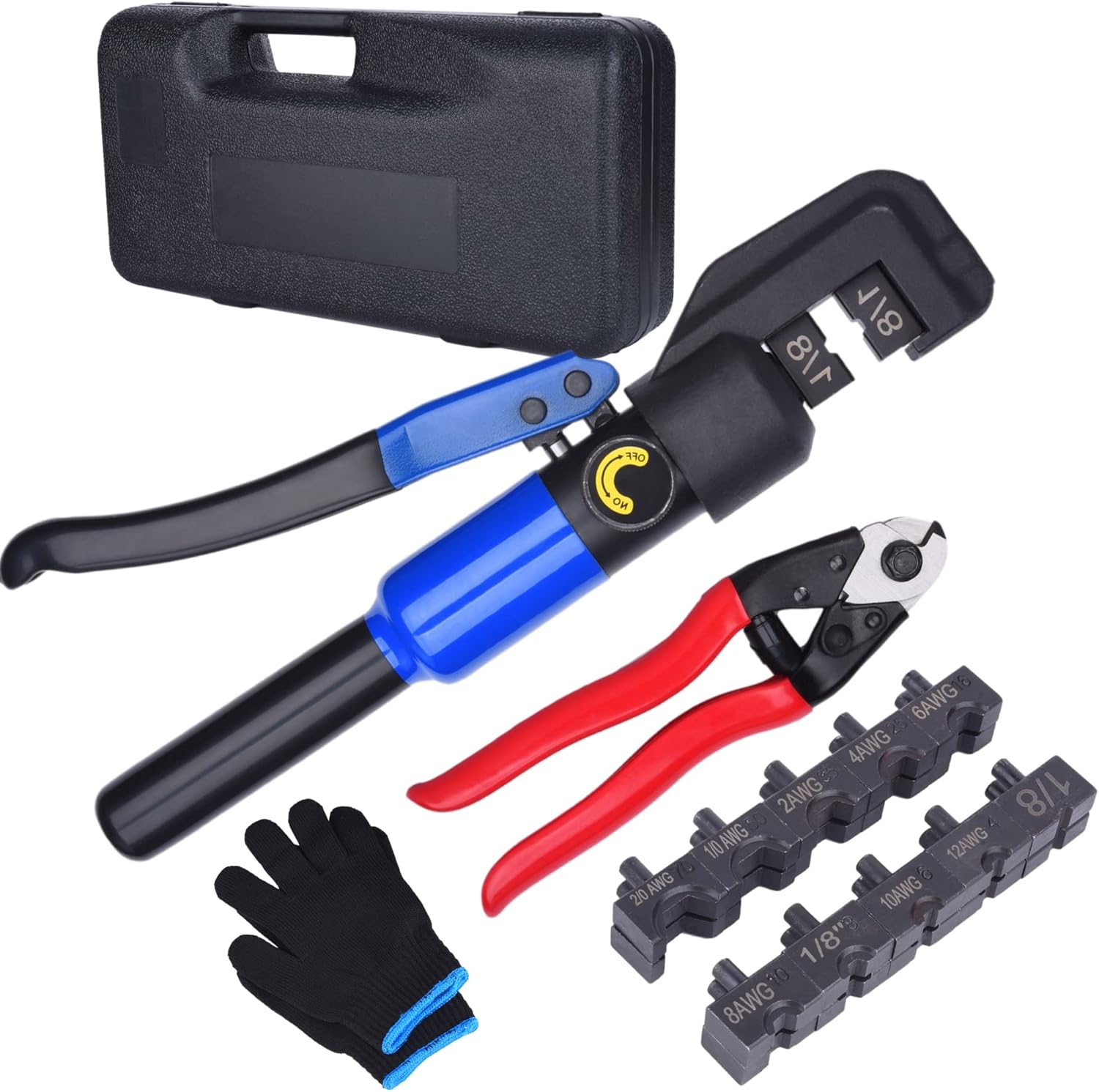 BOXY Hydraulic Hand Crimper Tool for Stainless Steel Cable Railing