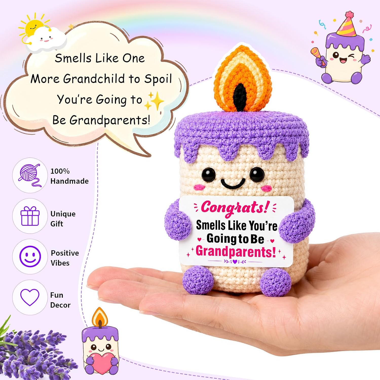 Pregnancy Baby Announcement for Grandparents image 2