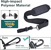 Vista 4 de Weed Eater - Correa para recortar cuerdas, cómoda correa de hombro para Weed Wacker, arnés de nailon compatible con recortadora EGO, soplador