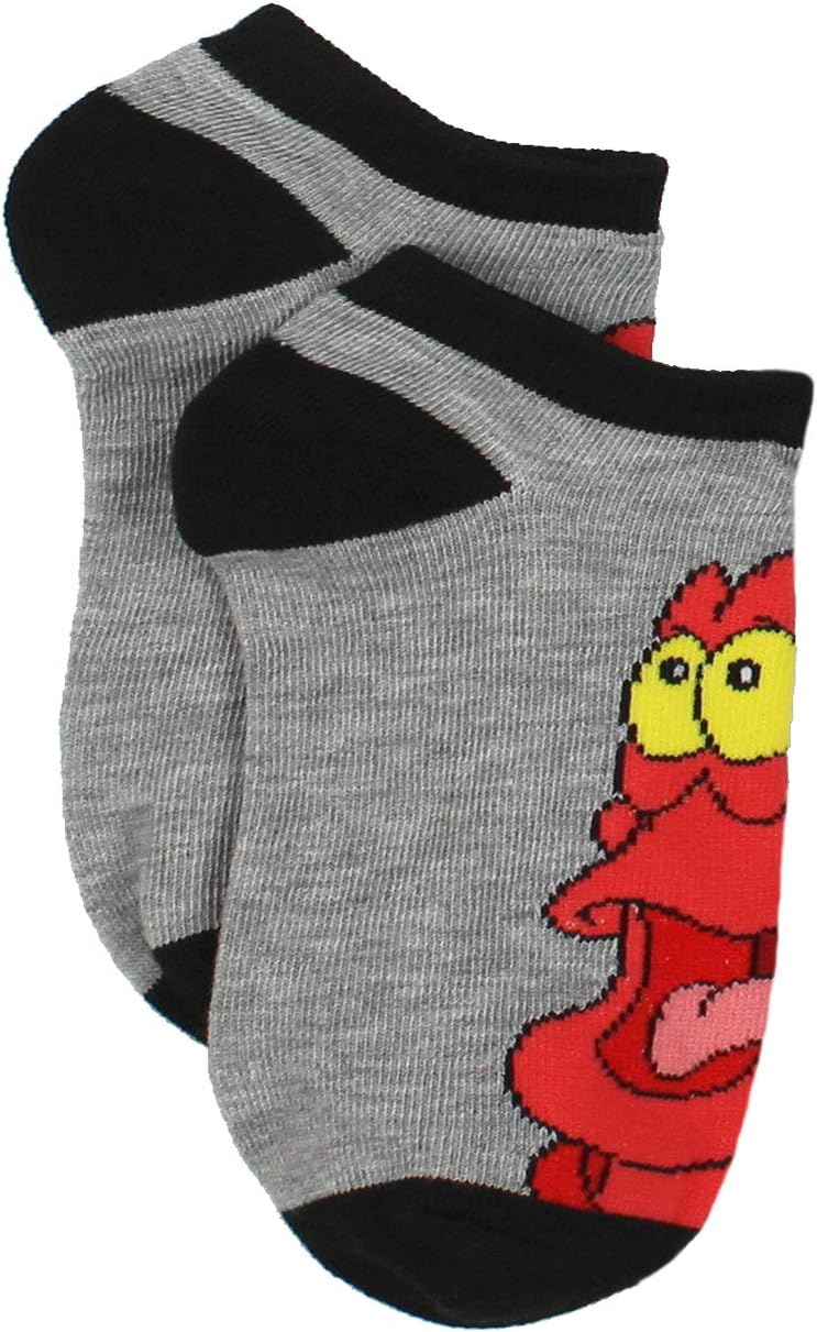 The Little Mermaid Ariel Girls Teen Womens 6 pack Socks