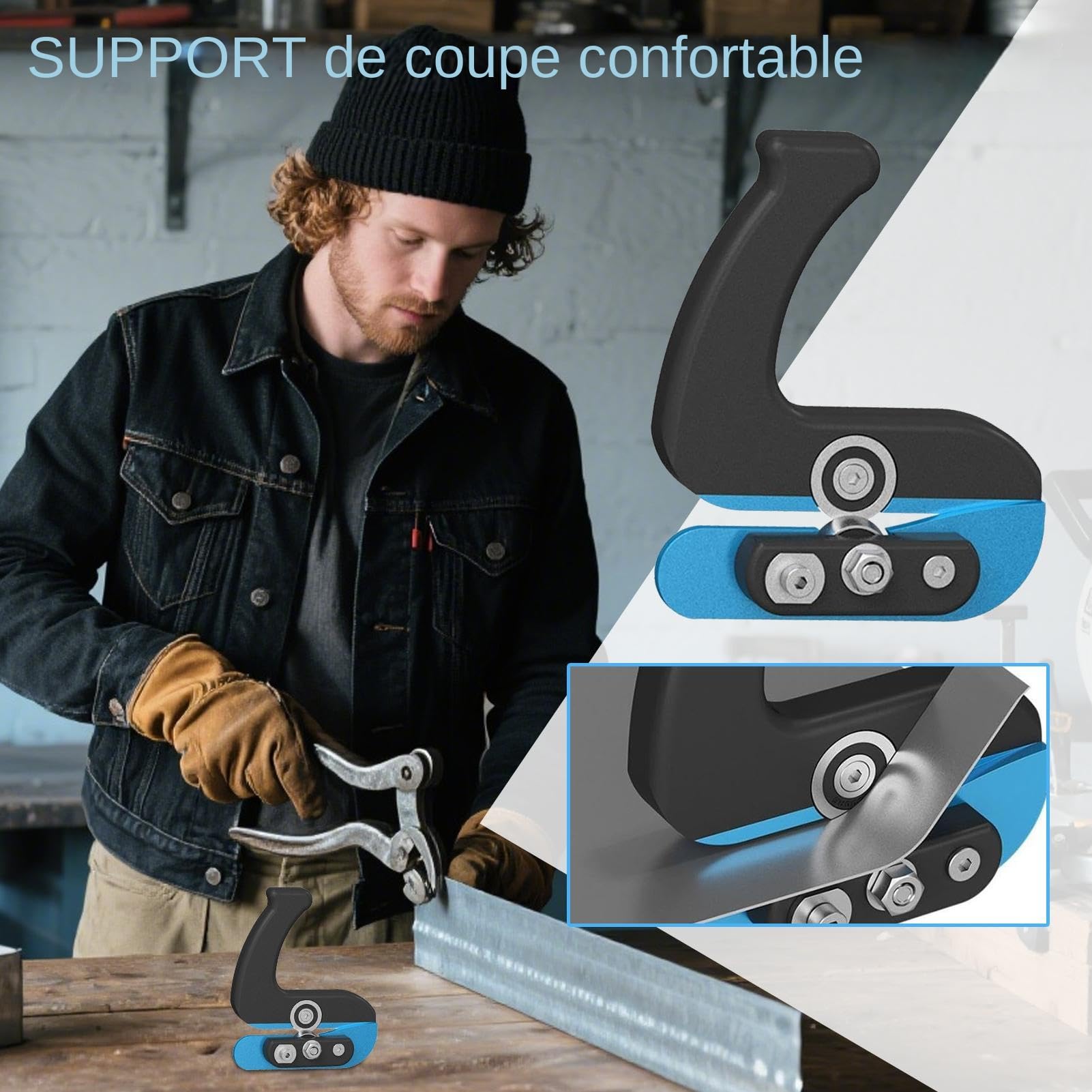 Outil De Coupe De Chant,Rabot Manuel De Coupe De Placage Pour Travail Du Bois - Bandeuse Ergonomique pour Ébénisterie Meuble Plan de Travail Stratifié