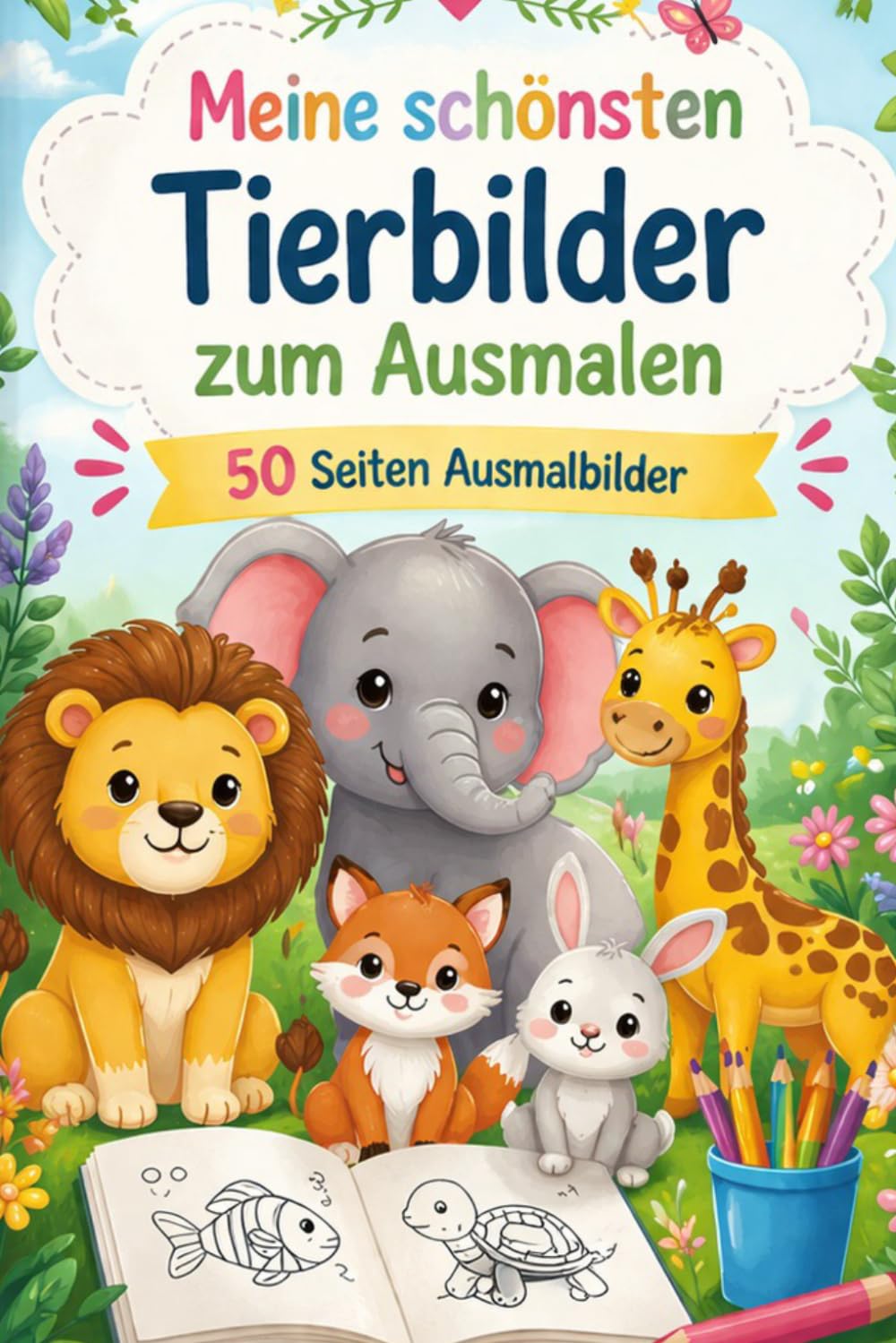 Meine schönsten Tierbilder zum Ausmalen