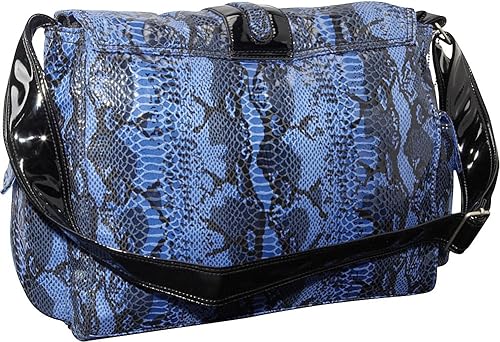 Vista 3 de Kalencom Bolso Elite Python Blanco y Negro