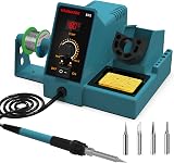 Stazione Saldante 60W, Saldatore Elettrico Con Display Temperatura200-480°C - 1