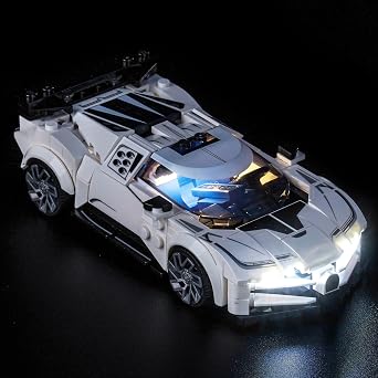 BrickBling LED Light for Lego Speed Champions Bugatti Centodieci Hypersport Cars - Vehicle Not Included 77240