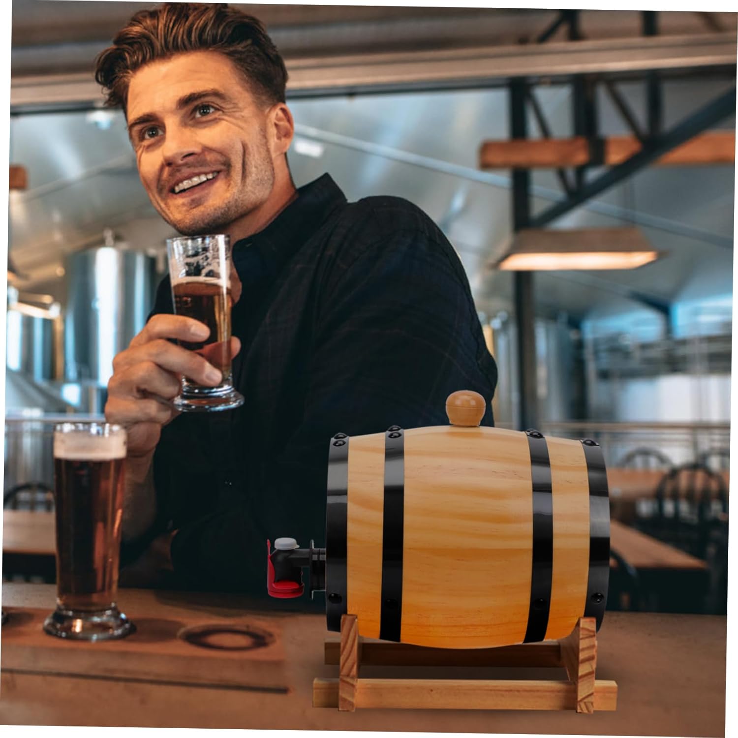 1pc Whiskey Bucket Portable Drink Storage Container for Home Bar and Parties Design for Wine and Beer