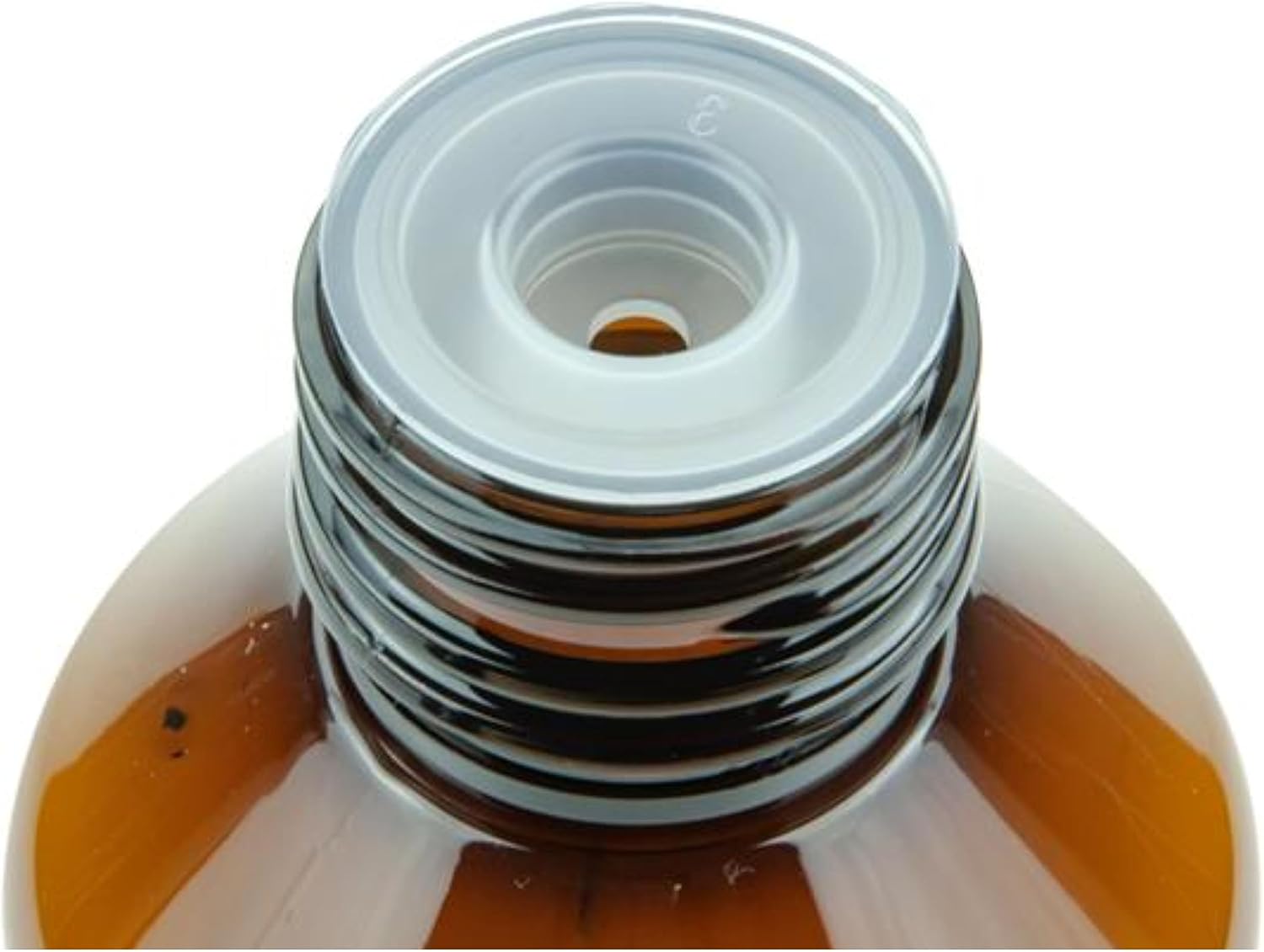 Set of 10 Dosing Syringes for mikken Laboratory Bottles Made of Plastic with 28 mm Thread