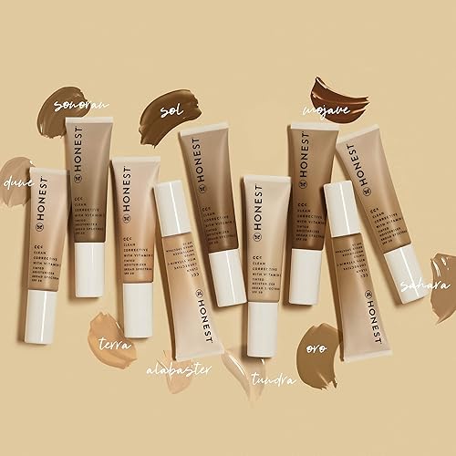 Miniatura 7 de Honest Beauty CCC Clean Corrective con crema hidratante tintada de vitamina C  Mineral SPF 30  Vegano + libre de crueldad  Mojave Deep, 1 onza