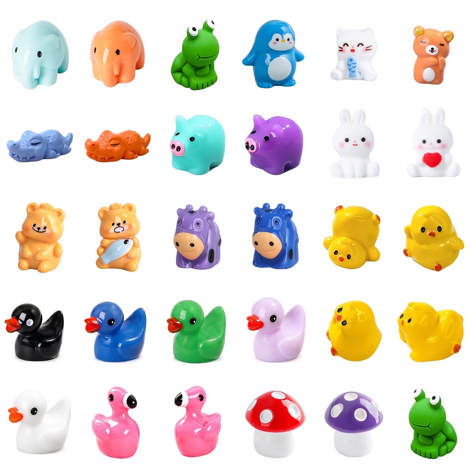 Zerobe Mini Resin Animals - Collectible Figurines -8 Zerobe Mini Resin Animals - Collectible Figurines -8