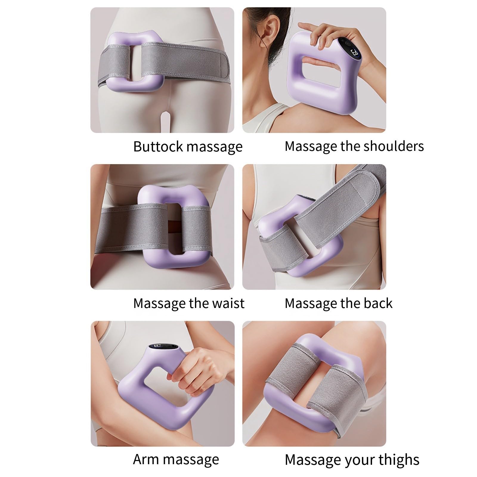 2026 Plataforma vibratoria para entrenamiento de cuerpo completo en casa con 8 niveles de velocidad, función de masaje para quemar grasa, tonificación muscular (B, A)