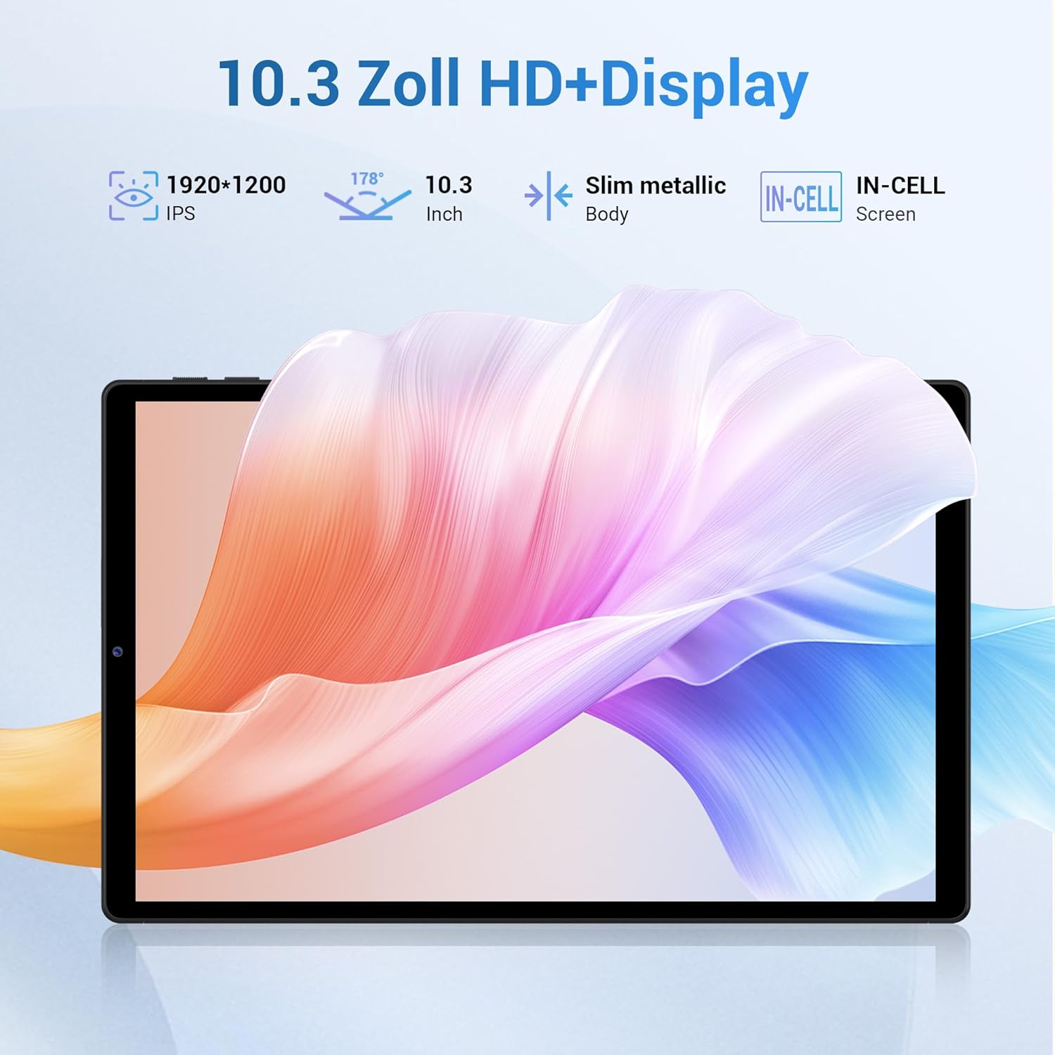 LNMBBS Tablet 10.3 Zoll,Android 12.0, 6GB RAM, 128 GB ROM (TF 1TB Spagnolo), 4G LTE Dual SIM Card, Tablet 8-Core, 8000mAh, 8MP+13MP, WiFi, GPS, Type C (Nero) LNMBBS Tablet 10.3 Zoll,Android 12.0, 6GB RAM, 128 GB ROM (TF 1TB Spagnolo), 4G LTE Dual SIM Card, Tablet 8-Core, 8000mAh, 8MP+13MP, WiFi, GPS, Type C (Nero)