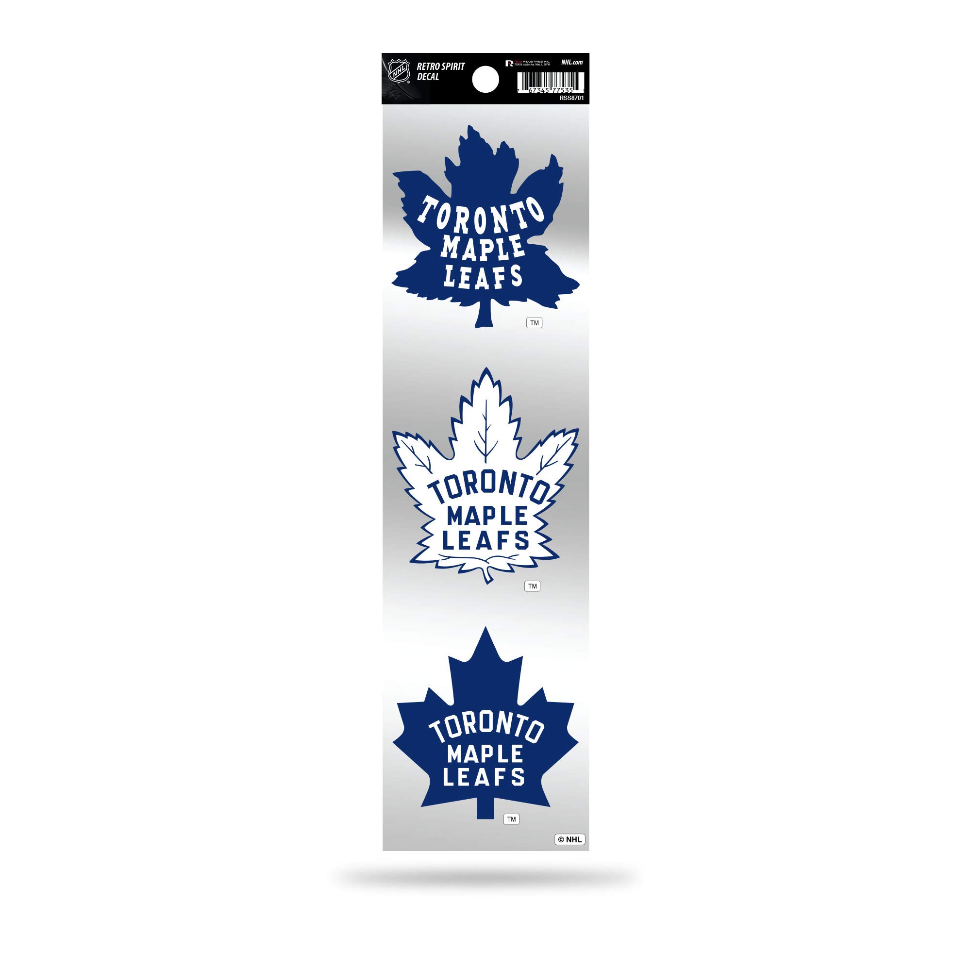 NHL Hockey 3-Piece Retro Spirit Decals Retro Decal Set