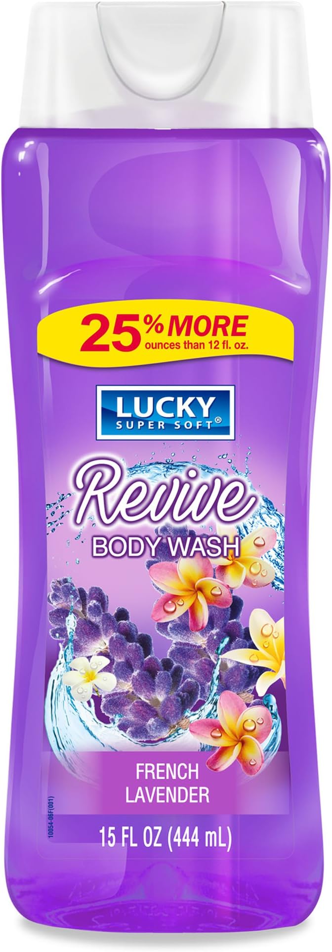Lucky Super Soft Body Wash, Lavender, 15 Ounce