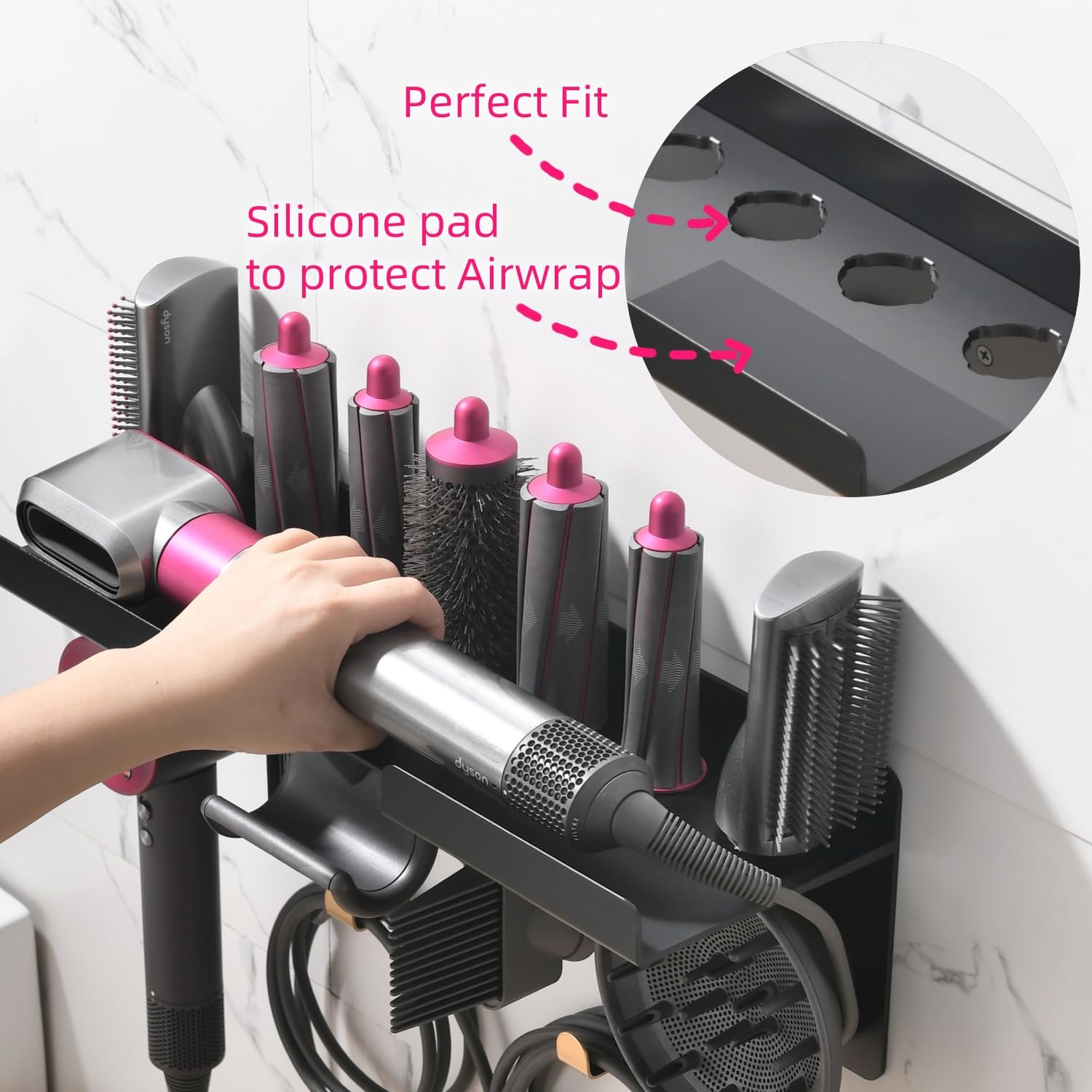 Amazon.co.jp: ダイソンエアラップホルダー、ダイソンエアラップ