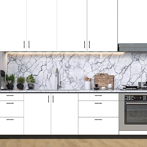 Miniatura 6 de Paquete de 10 manijas de gabinete de 3 pulgadas entre agujeros - Tiradores curvos de gabinete negros para armario de cocina, armarios, tiradores