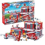 Fire Station Toy Building Set, 702-Piece