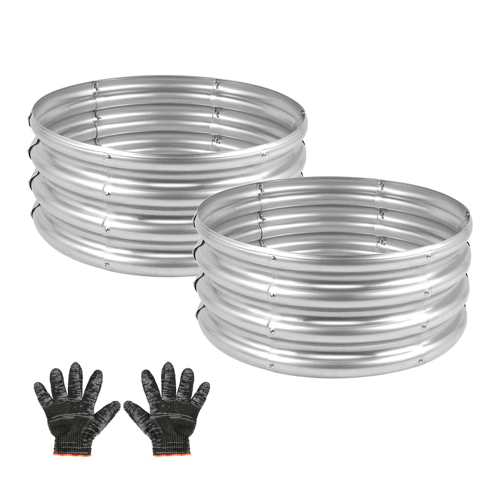 Galvanized Garden Bed Kit - Vegetable Planter -9