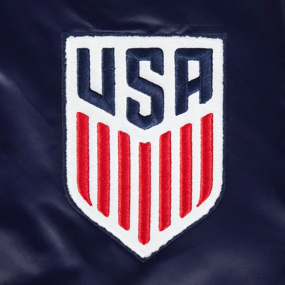 Pro Standard National Teams mens Mens Usmnt Classic Chenille Satin Jacket