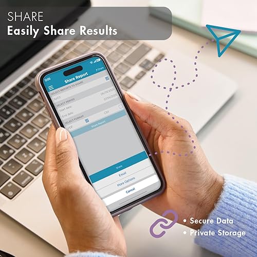 Miniatura 7 de Trackstar Báscula digital inteligente de plataforma ancha  Capacidad de peso de 550 libras  Aplicación de monitoreo trackstar  Compatible con