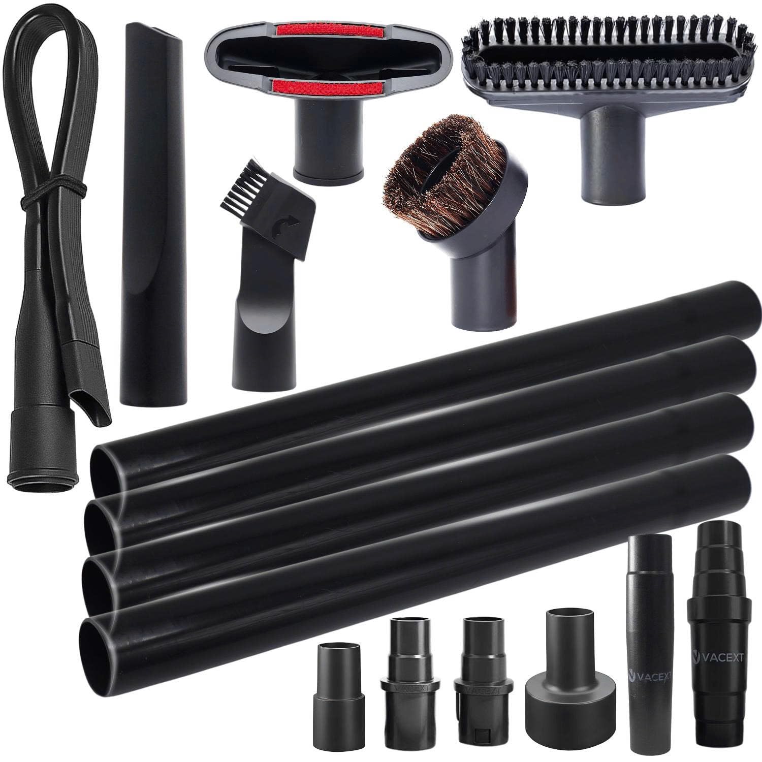 Kit di pulizia per la casa Accessori per aspirapolvere Adattatori universali per tubi flessibili per aspirapolvere Strumento flessibile per fessure per asciugatrice Pulitore per trappola per sfiato