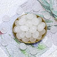 Vista 5 de Tumbled Polished Natural Quartz Crystals Stone, Crystals and Healing Stones Quartz Bulk for Wicca, Reiki, Healing Energy, Chakra Stones, Witchcraft