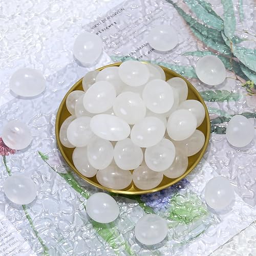 Miniatura 5 de Piedras de cuarzo natural pulidas, cristales y piedras curativas de cuarzo a granel para Wicca, Reiki, energía curativa, piedras de chakras,