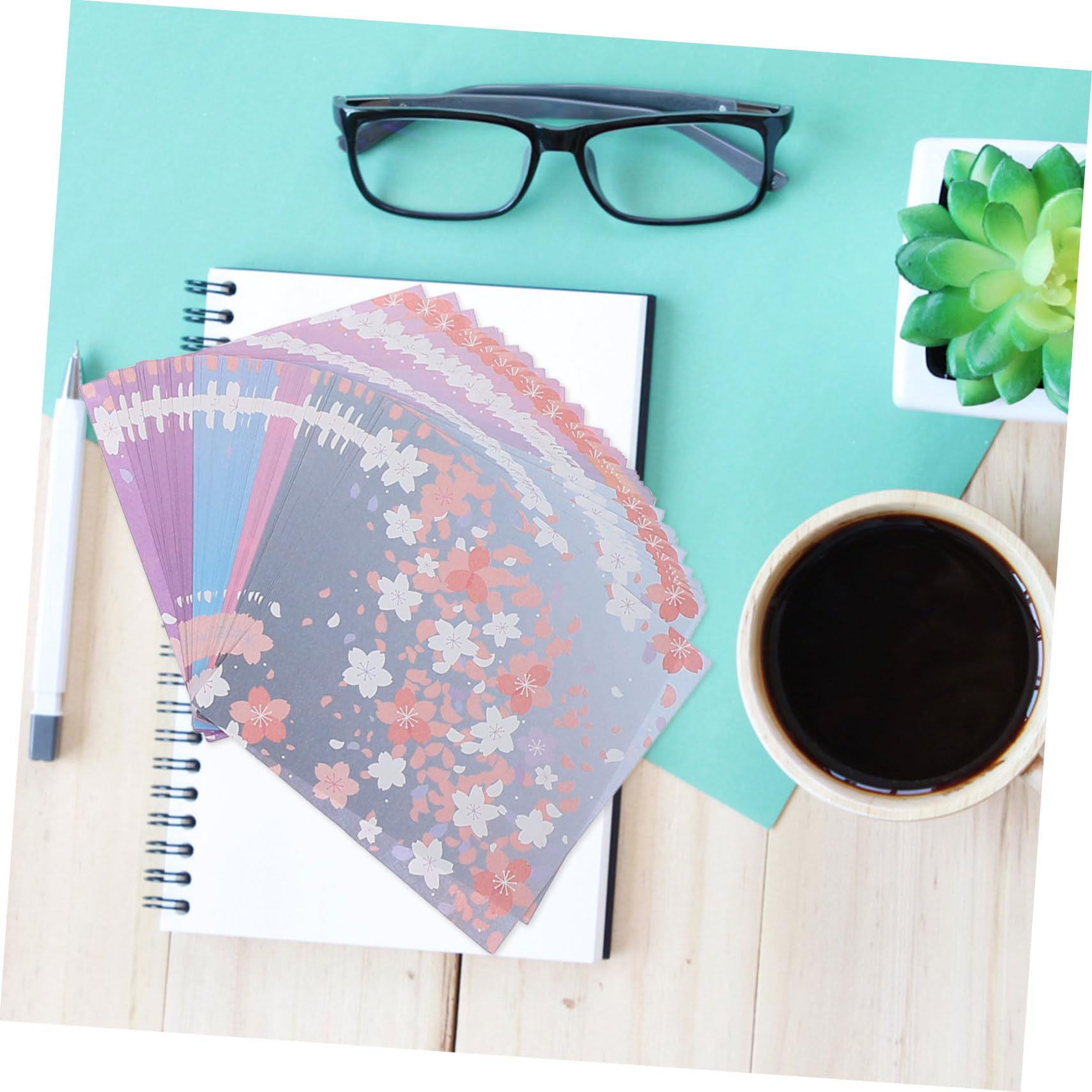 SEWACC 480blätter Bastelpapier Zum Origami Falten Hochwertiges Quadratisches Faltpapier Bedruckt Für Diy-projekte Scrapbooking Und Kinderkreativität