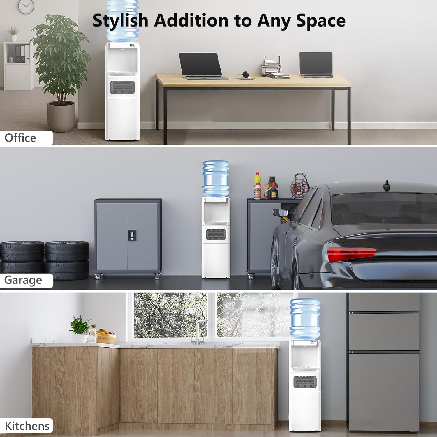 Removable drip tray being cleaned