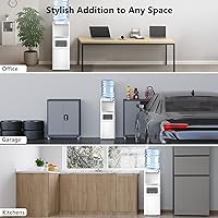 Vista 7 de Water Dispenser with Ice Maker Function, Top Loading Hot and Cold Water Cooler for 5 Gallon Bottle - Includes Child Safety Lock - Water Machine for