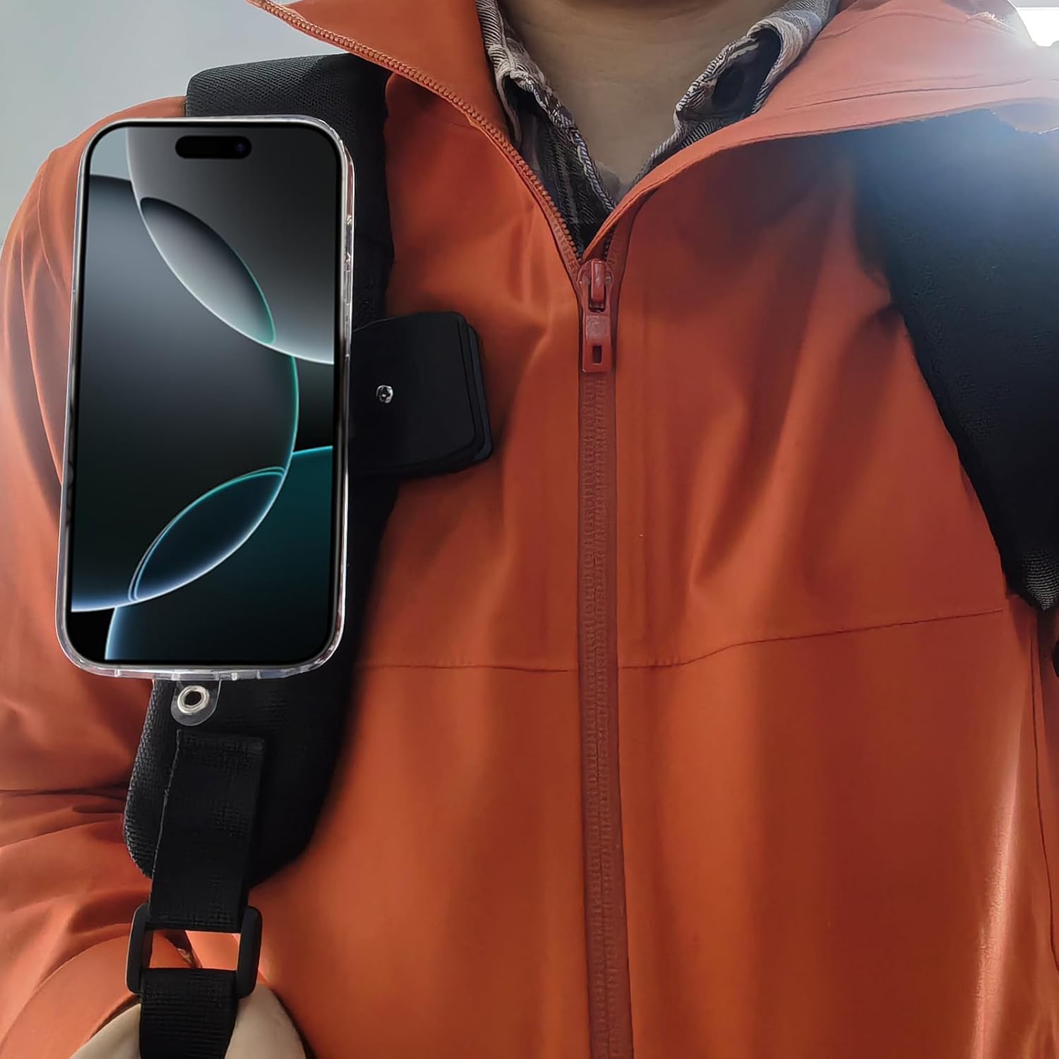 Magnetic Cellphone Holder for Backpack Strap and Shoulder Strap,Use As Hiking/Climbing/Outdoor Phone Holder and Ensures Your Phone is Safe - Image 7