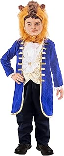 YuDanae Prince Charming Costume Colonial Cosplay Dress Up Pretend Play Halloween Party for Toddlers Kids Boys Aged 3-12 (Blue, Tag S(4T-6T))