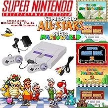 Super NES Mario Set with 5-Game Cartridge (Renewed)