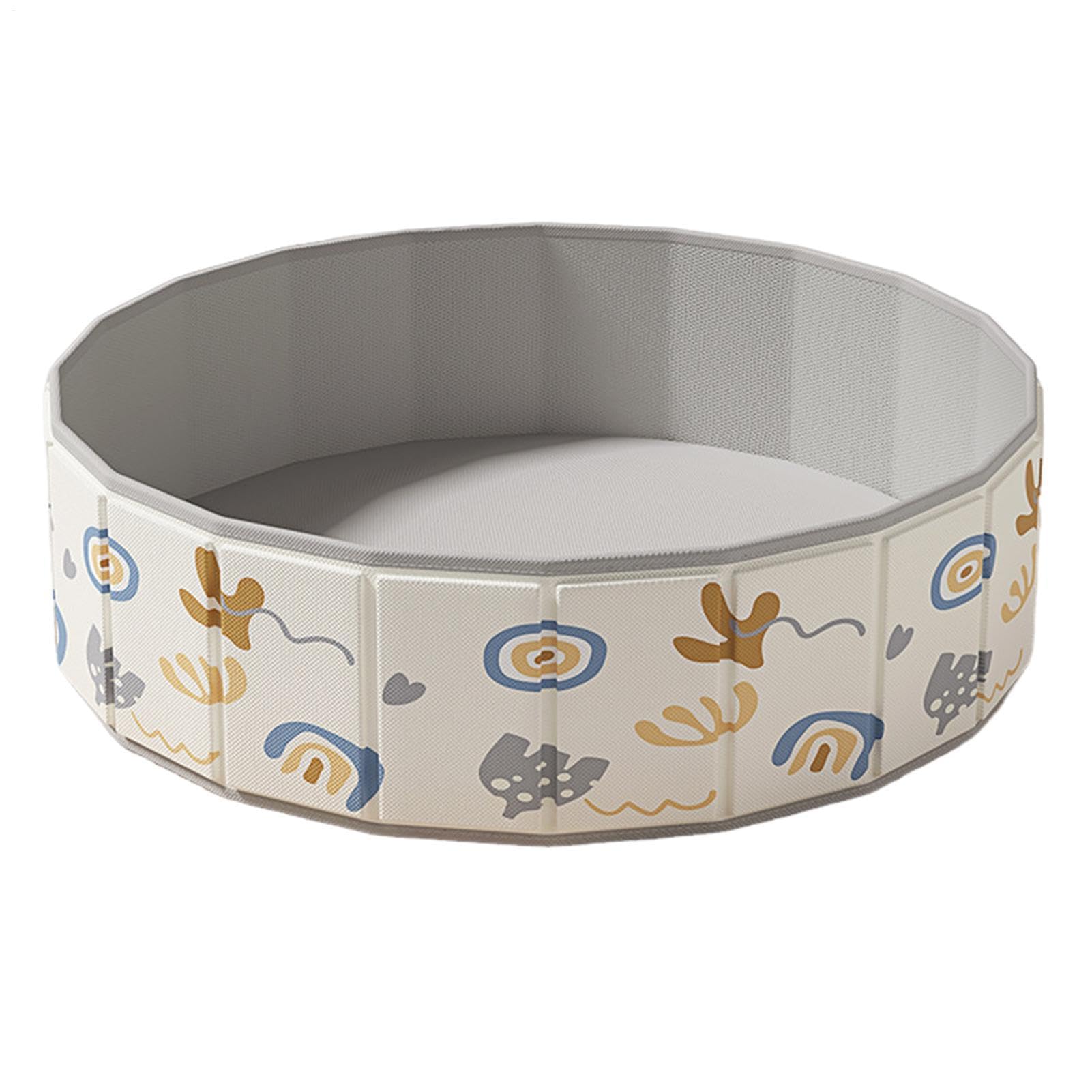 Piscine pour animaux sans gonflage bassin pliable et robuste