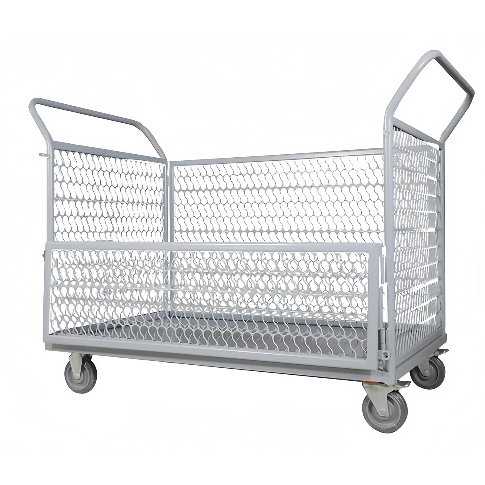 Tappros カゴ台車 折りたたみ 運搬車 ブレーキ付き 耐荷重300kg Amazon.co.jp: Tappros 台車 大型 カゴ台車 折りたたみ 耐荷重