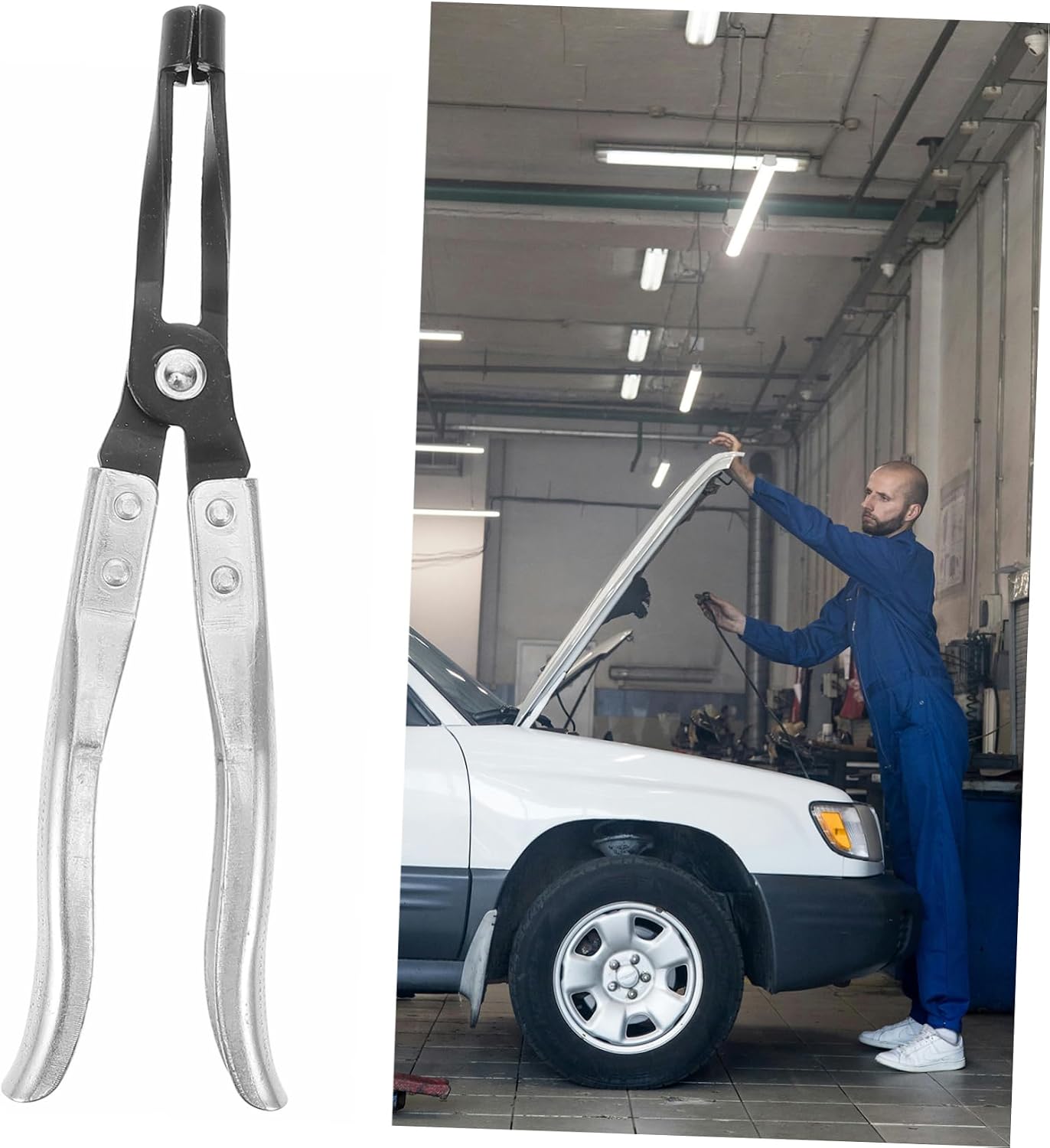 MAGICLULU Valve Spring Pliers Tool Engine Repair Tool Compact Design Essential for Car Mechanics Diy Projects