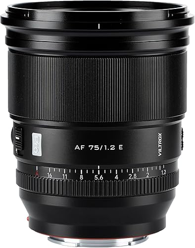 Miniatura 2 de Viltrox Lente de cámara de enfoque automático F1.2 PRO APS-C de 2.953 in para Sony A7MRS Serie A7Cc A9 A1 A6x00 Fs5 Sony E Mount Cámaras Lente