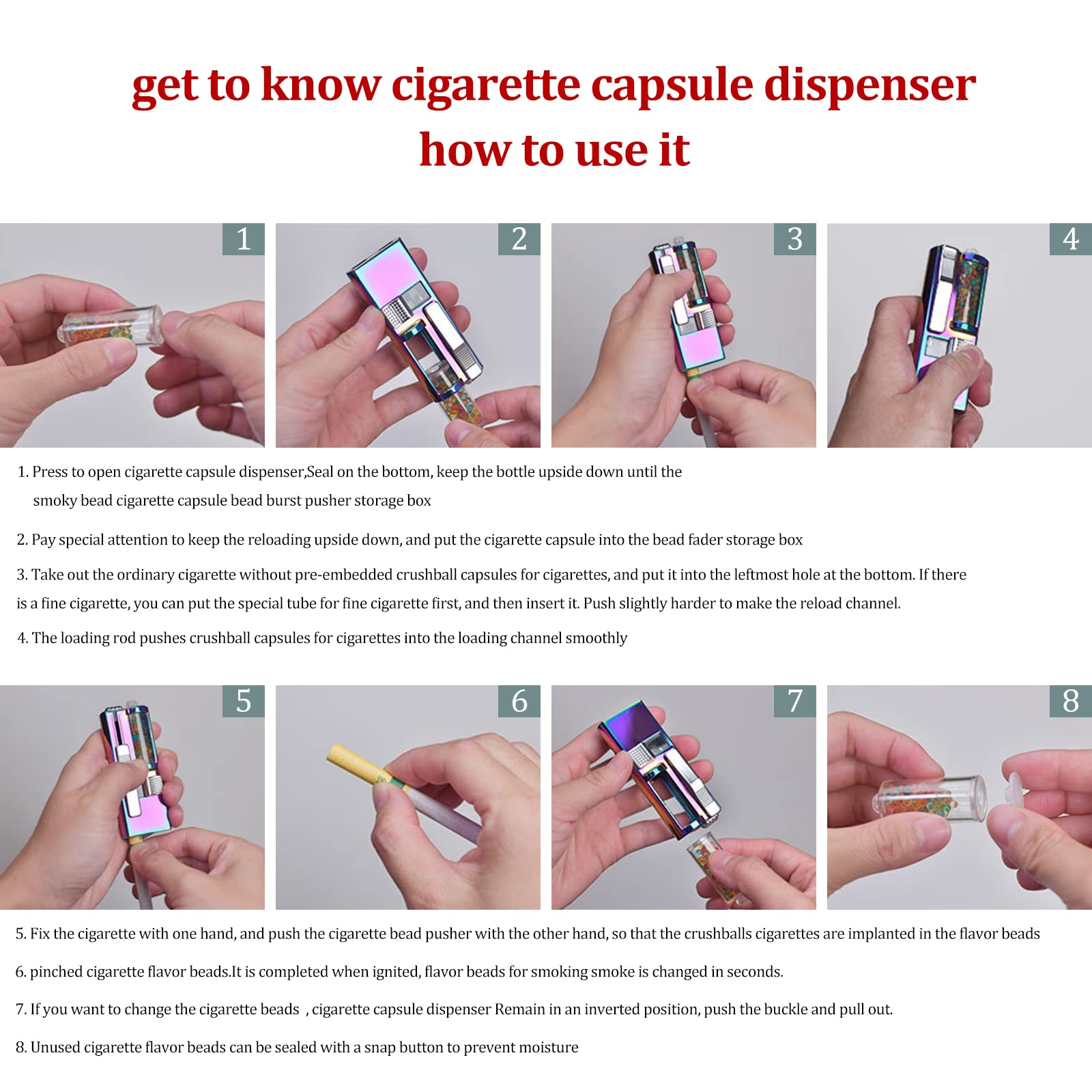 Aromatic Capsule for Cigarettes, Cigarette Balls, Mint Balls for  Cigarettes, Menthol Filters, Cigarette Flavour Balls, Menthol Filters, Mint  Balls for 