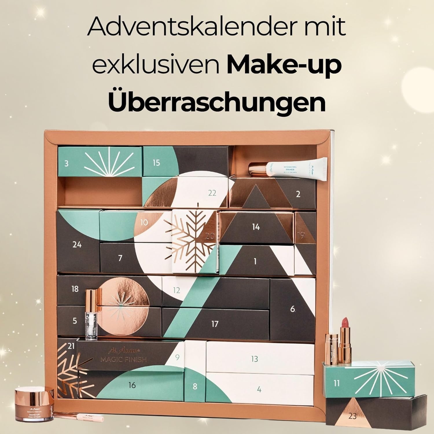 ASAM Adventskalender 2025 Frau - Advent Calendar - Beauty - Kosmetik - MakeUp - Limitiert, Advent Kalender für Frauen und Mädchen