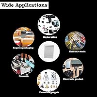 Vista 7 de 6Inch X 8Inch Clear Self-Sealing Bubble Out Bags 20Pcs Bubble Pouches Wrap for Protective Fragile Items Double Walled Bubble Out Bags for Moving