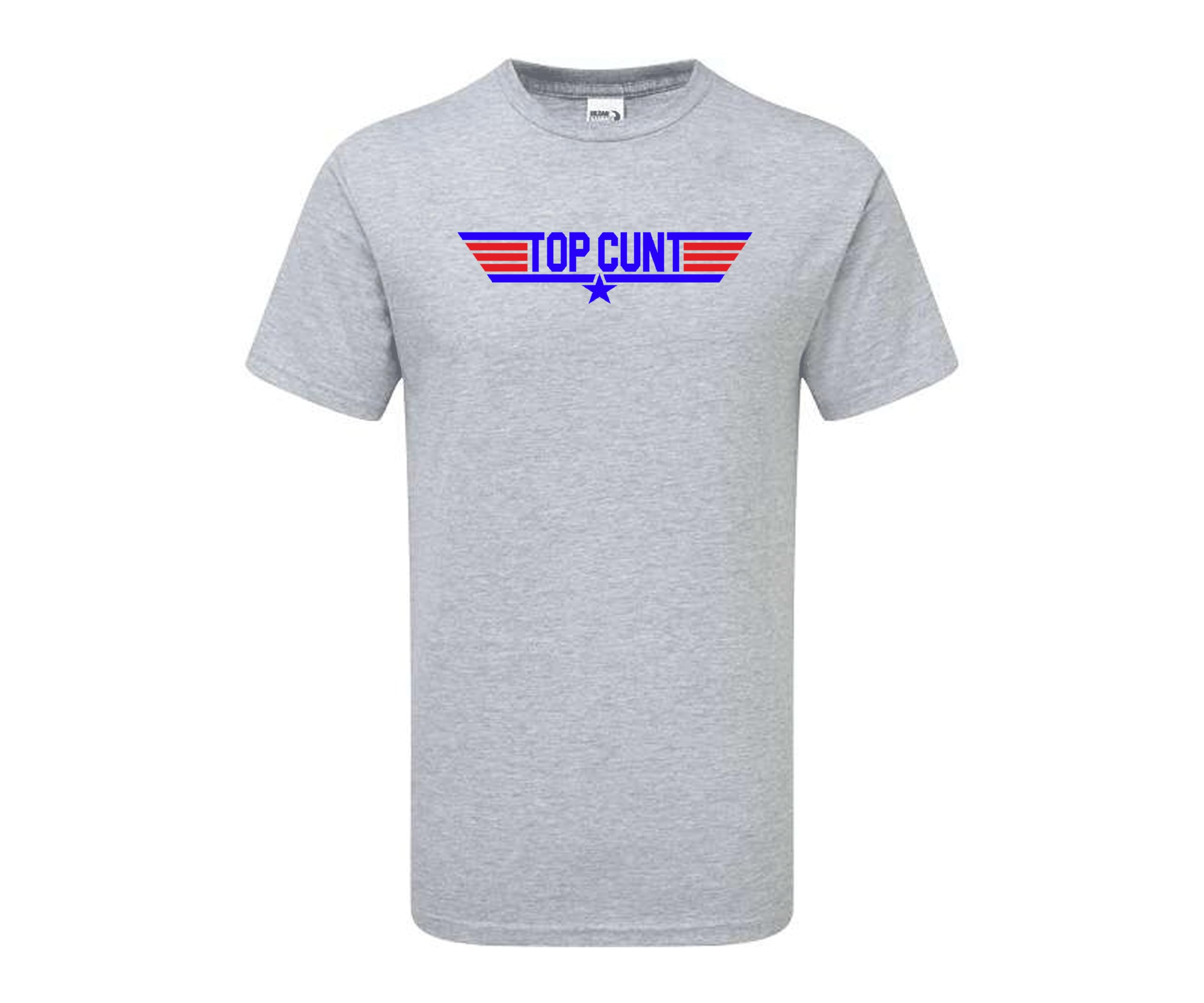 Radiance Unisex Grey Top Cnt Rude Movie Nerd Gamer Joke Printed T-Shirt Stag Do Funny.