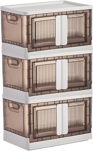 Contenedores de almacenamiento con tapas, contenedores de almacenamiento con ruedas, organización de contenedores de almacenamiento apilables,