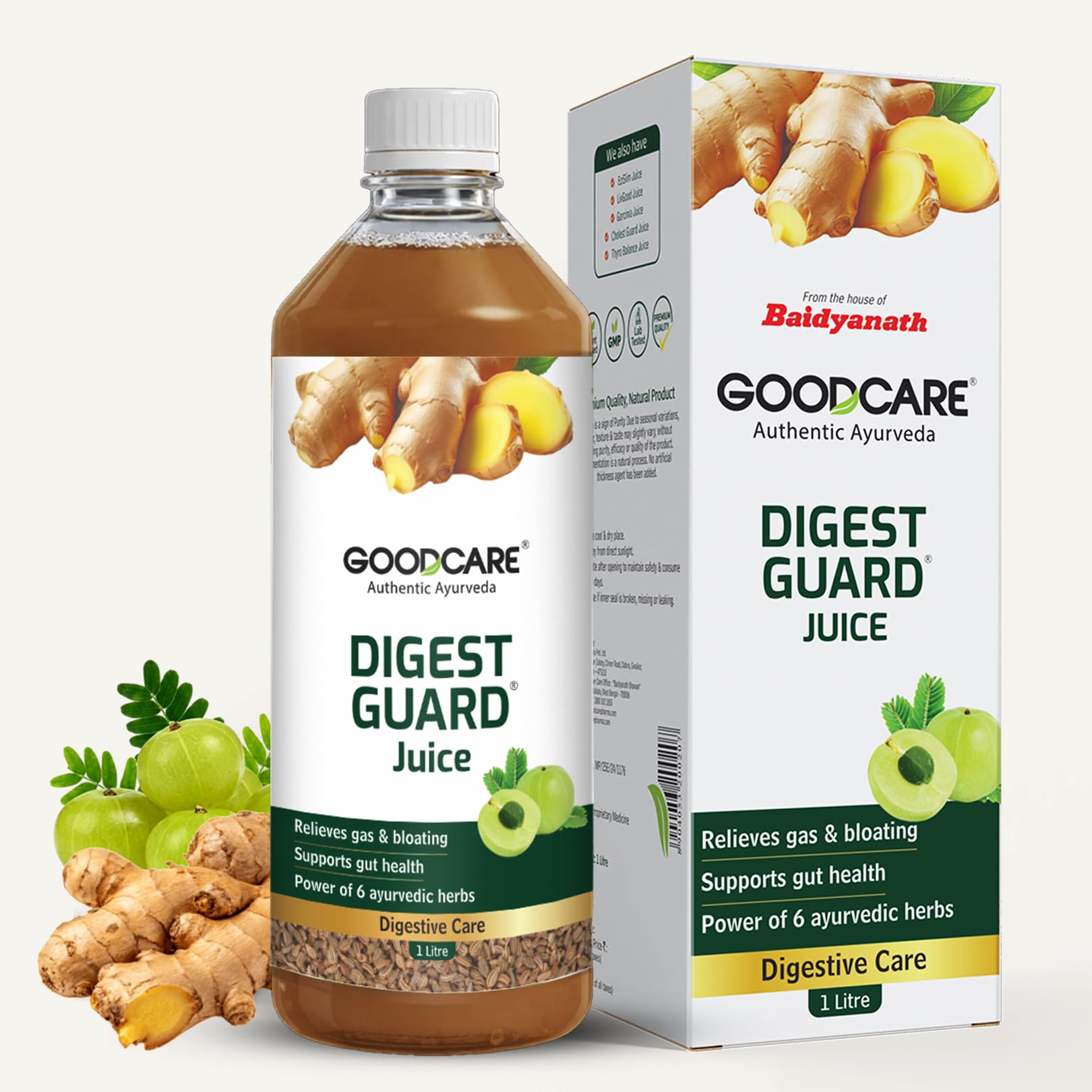Goodcare Digest Guard Digestive Juice|Natural and Ayurvedic| Improves Gut Health|Relief from Indigestion Problem|Enriched With Amla & Ajwain -1000ml-image-41