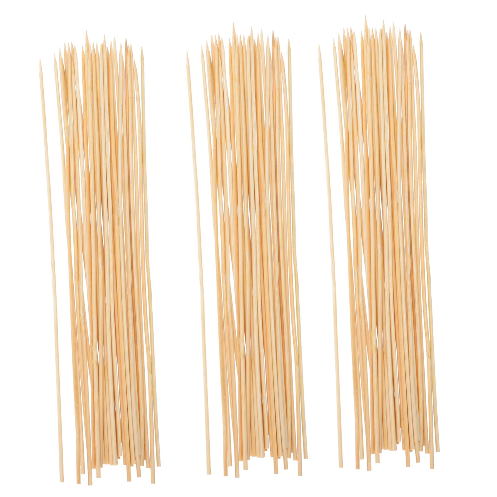 HEALEEP 210pcs Skewers Natural Marshmallow Barbecue Skewers for Grilling Sturdy Design for Outdoor Cooking and Campfire Fun for Sharing with Friends