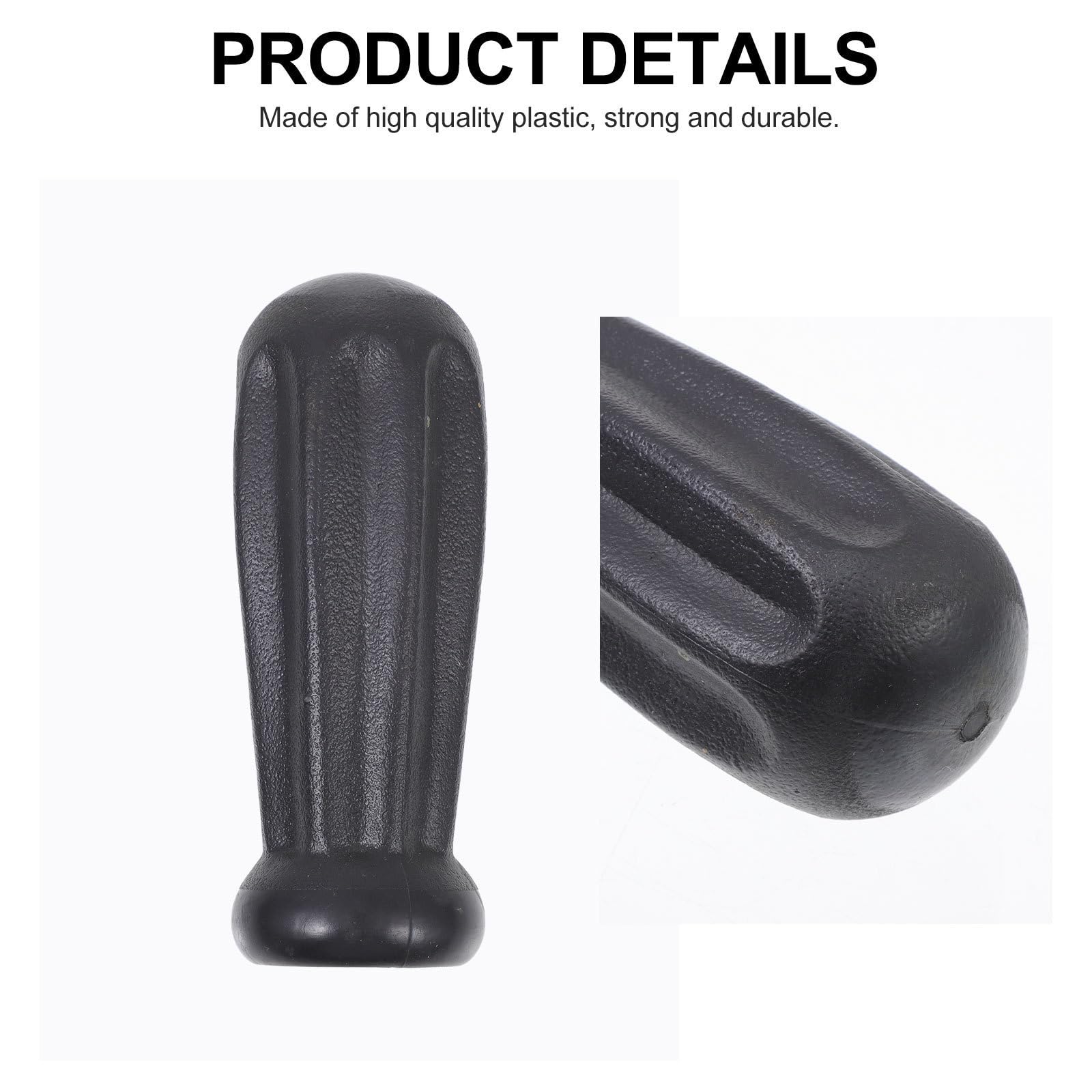 Vaguelly 8 Empuñaduras de Plástico Ergonómicas para Futbolín Superficie Lisa, Fácil Limpieza y Diseño Octogonal, Paquete de 8 Piezas para Mesa de Futbol de Interior
