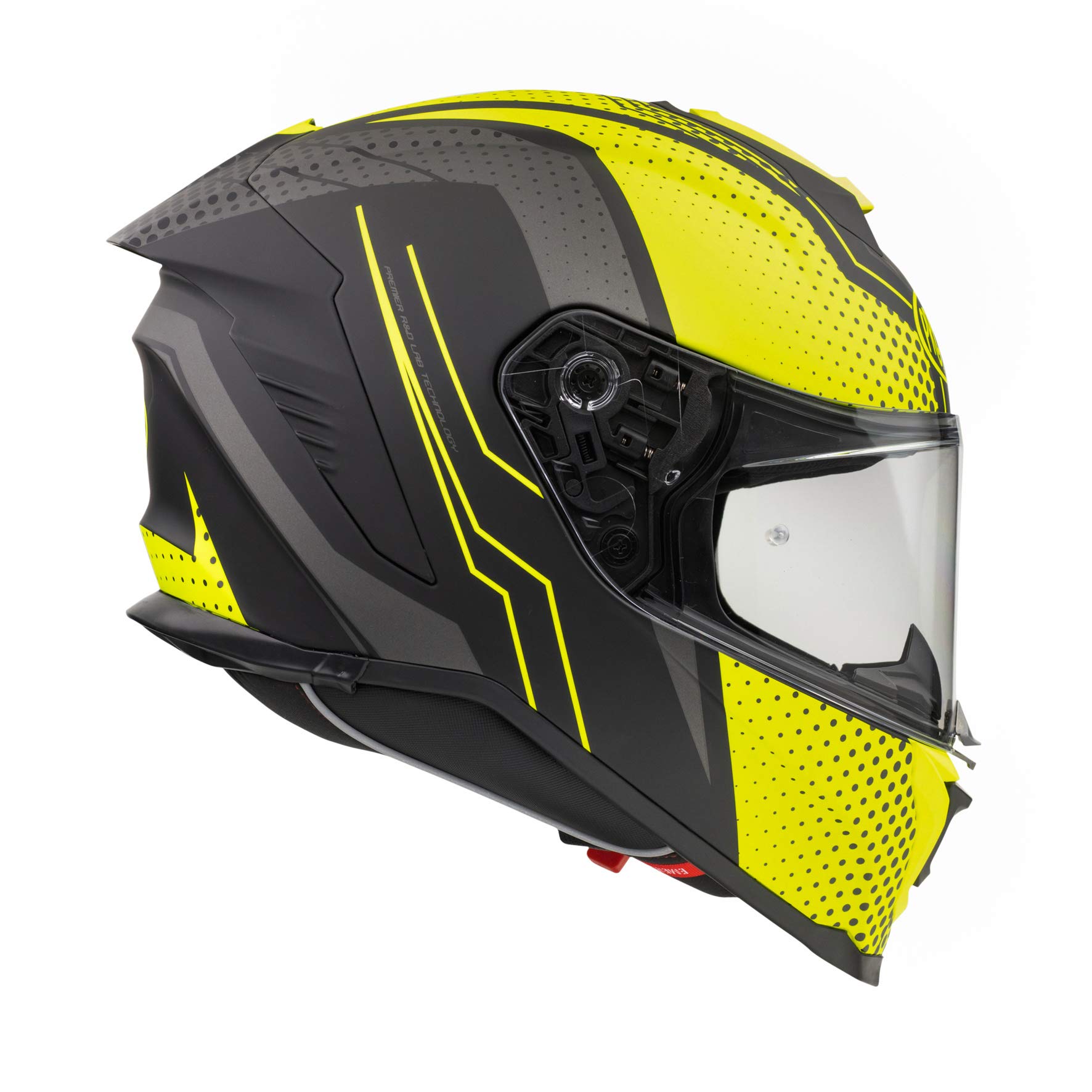 Premier Kask HYPER BP Y 9 BM, szary/żółty, L