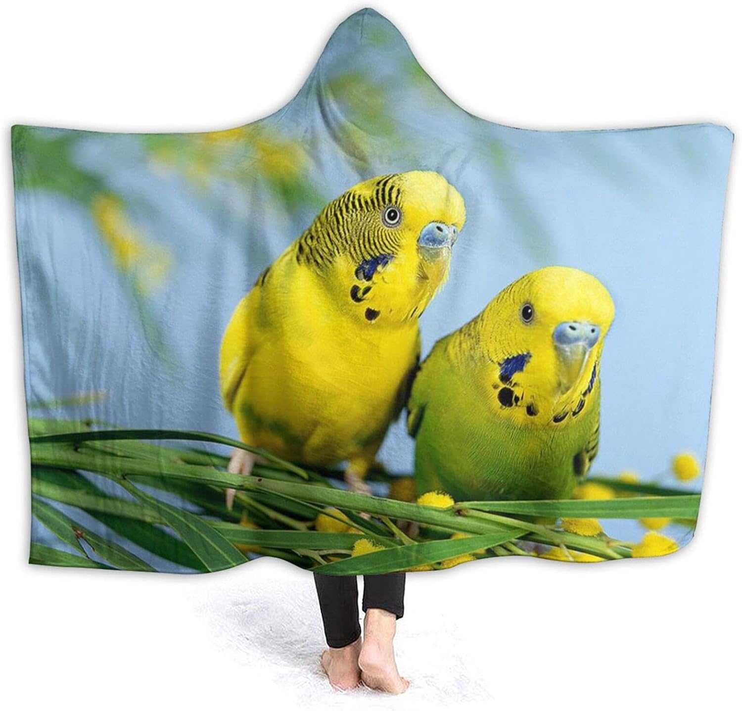 カップル インコ ブランケット 柔らかくて厚い お買い得品 3サイズ フード付き毛布 マイクロファイバーフランネル製 カップル インコ ブランケット 柔らかくて厚い お買い得品 3サイズ フード付き毛布 マイクロファイバーフランネル製