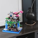 CAXIMSY Cherry Blossom Bonsai Tree House Building Block Sets 3320PCS Chinese Architecture of Peach Blossom Micro Mini Building Set Toy Gift for Kids Adults